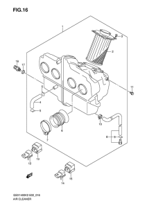 GSX1400 Воздухоочиститель