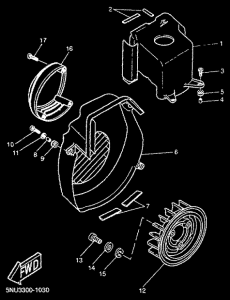 CW50RS Air shroud. fan