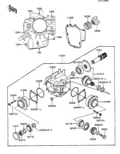 KZ1100 Front bevel gears