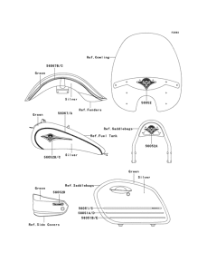 VN1600 Наклейки