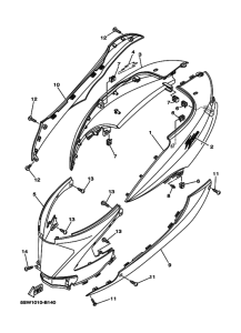 CV50ZR ｻｲﾄﾞｶﾊﾞｰ