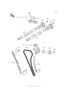 ZX1400 Распред вал