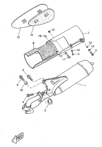 CW50RS Выхлопная система