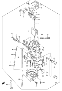 DR-Z250 Carburetor assy