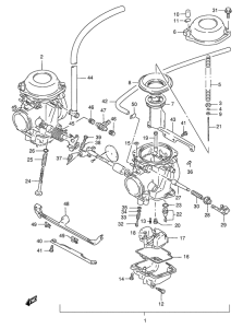 GS500 Carburetor assy