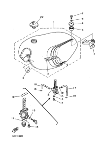 RZ350 ﾌﾕｴﾙﾀﾝｸ