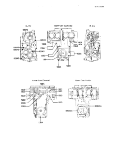 KZ550 Crankcase bolt & stud pattern