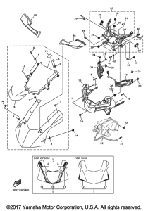 YZF-R1 Обтекатель 1