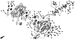 CR125R Crankcase 87-89