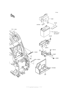 ZG1400 Короб для АКБ