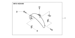VT600CD2 Head light visor