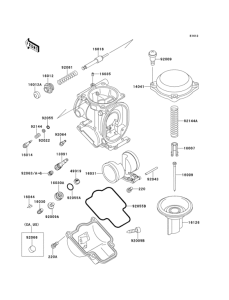 ZX600 Carburetor parts(1 / 2)
