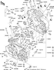 VN1500 Crankcase(1 / 2)