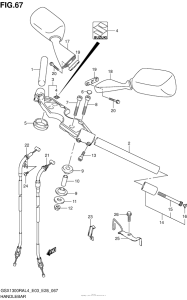 GSX1300R (ABS) Handlebar (Gsx1300Ral4 E03)