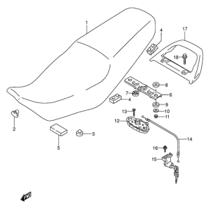 GS500 Пружина