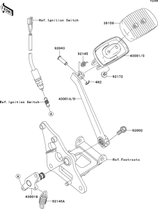  Педаль тормоза