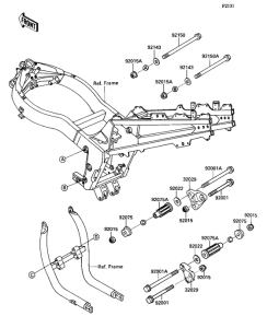 ZX1100 Полусборный остов