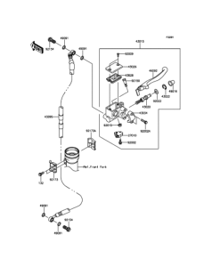  フロントマスタシリンダ