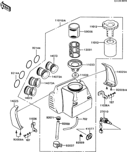 Z750 Воздушный фильтр