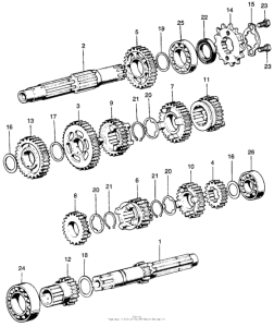 CL100 Трансмиссия