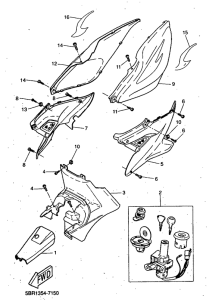 YQ50 Боковые обтекатели