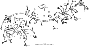 VT750C Wire harness + ignition coil