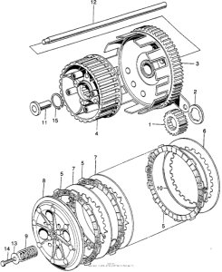 SL350 Сцепление