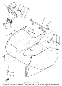 TZ125G Обтекатели