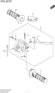 DR-Z70 Рулевые переключатели