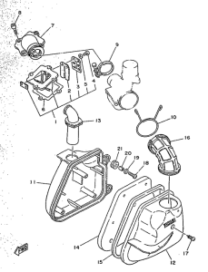 CY50R Впускная система