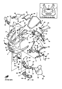 YZF600R Cowling comp