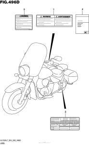 VL1500T Label (Vl1500Btl7 E28)