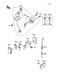 KL250 Ignition switch(kl250-d7)
