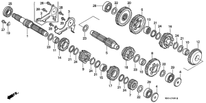 NTV650 Трансмиссия