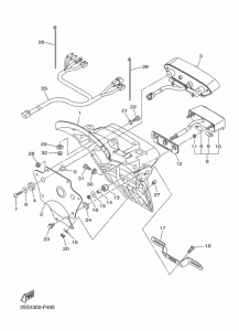 XVS1300CU Фонарь