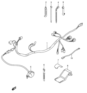DR-Z400 Жгут проводов