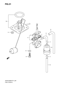 EN125 Топливный кран
