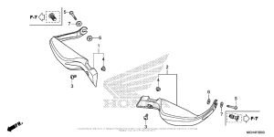 VFR1200X (DCT) Knuckle Guard