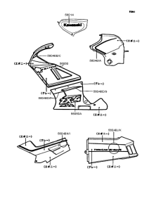 ZX400 Наклейки