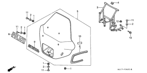 CBX750P2 Cowling comp