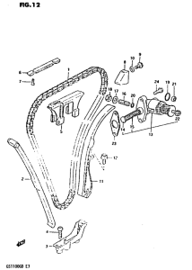 GS1100 Держатель направляющей