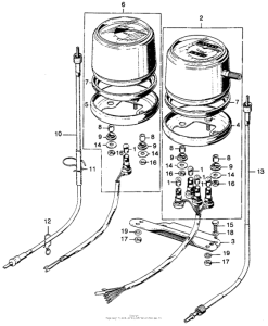 SL125 Speedometer + tachometer ii