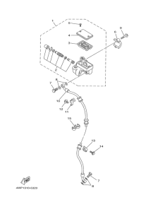 SR125 Главный тормозной цилиндр