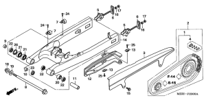 CBF600 (Naked, ABS) Маятник