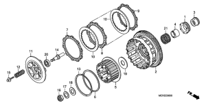 CBF600 (Naked) Бендикс