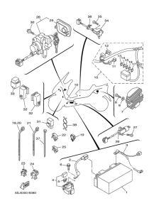 YP250A Электрика 1