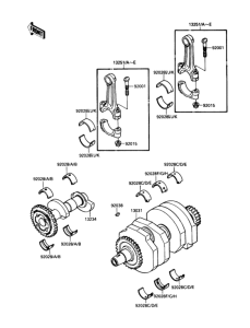EX250 Коленвал