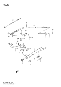 GZ125 Подножки
