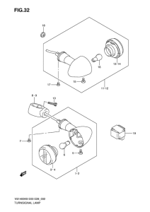VS1400 Поворотники
