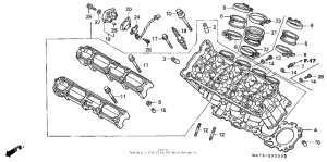CBR1100XX Головка цилиндров